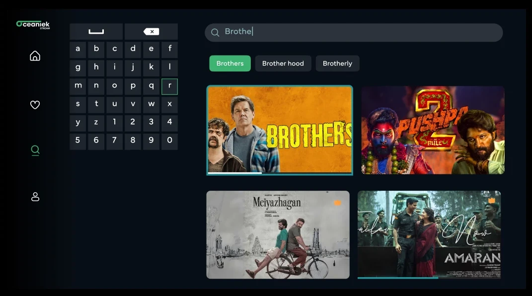 Member-facing feature screen