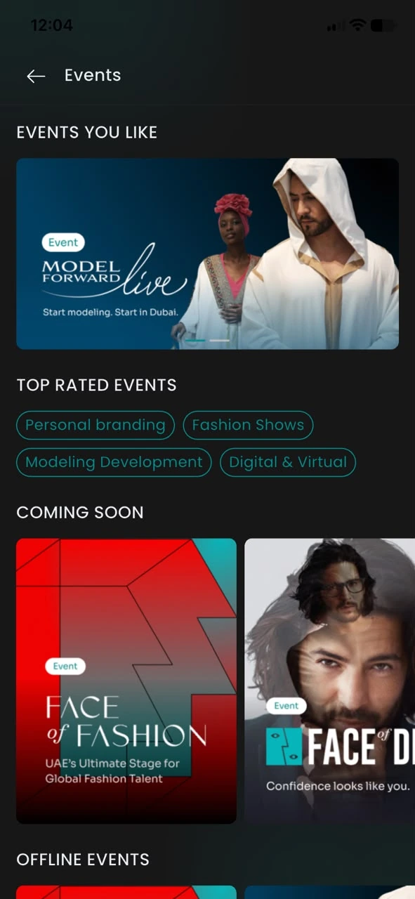Fashion content page