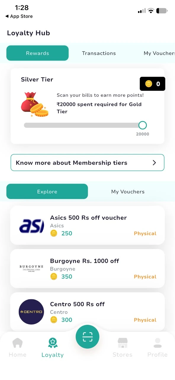 Mall member experience